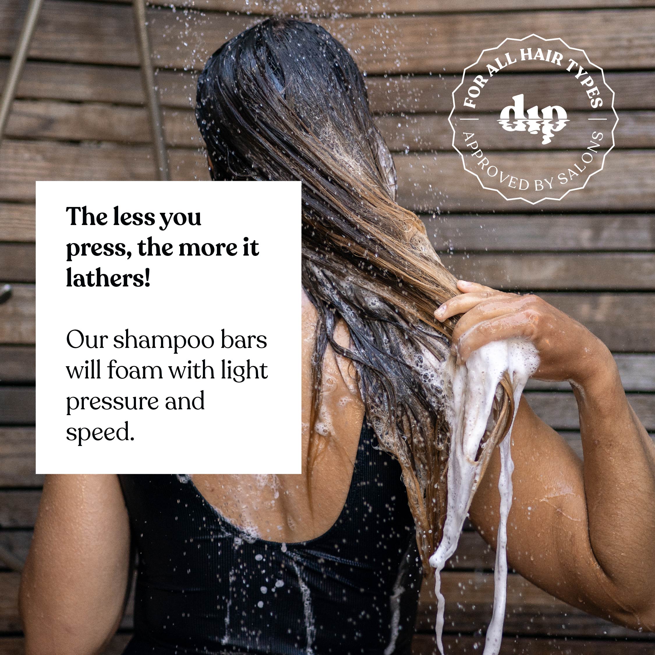Dip Shampoo Bar: Color Safe, Everyday - Coconut & Almond - Image 3