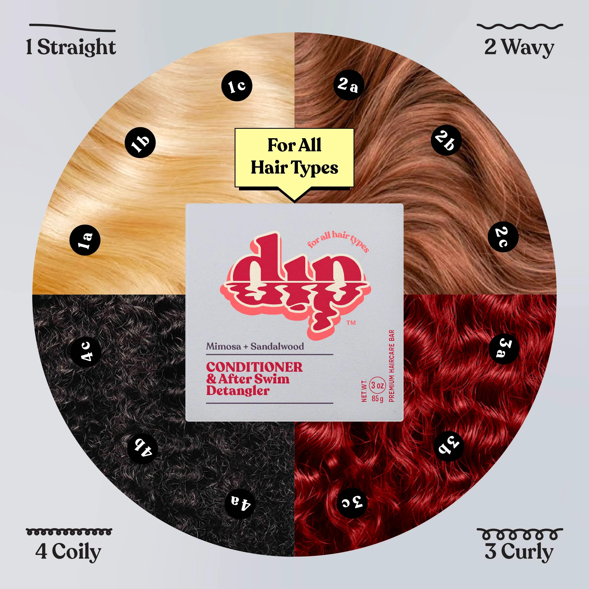 Dip Conditioner Bar & After Swim Detangler - Mimosa & Sandalwood - Image 6