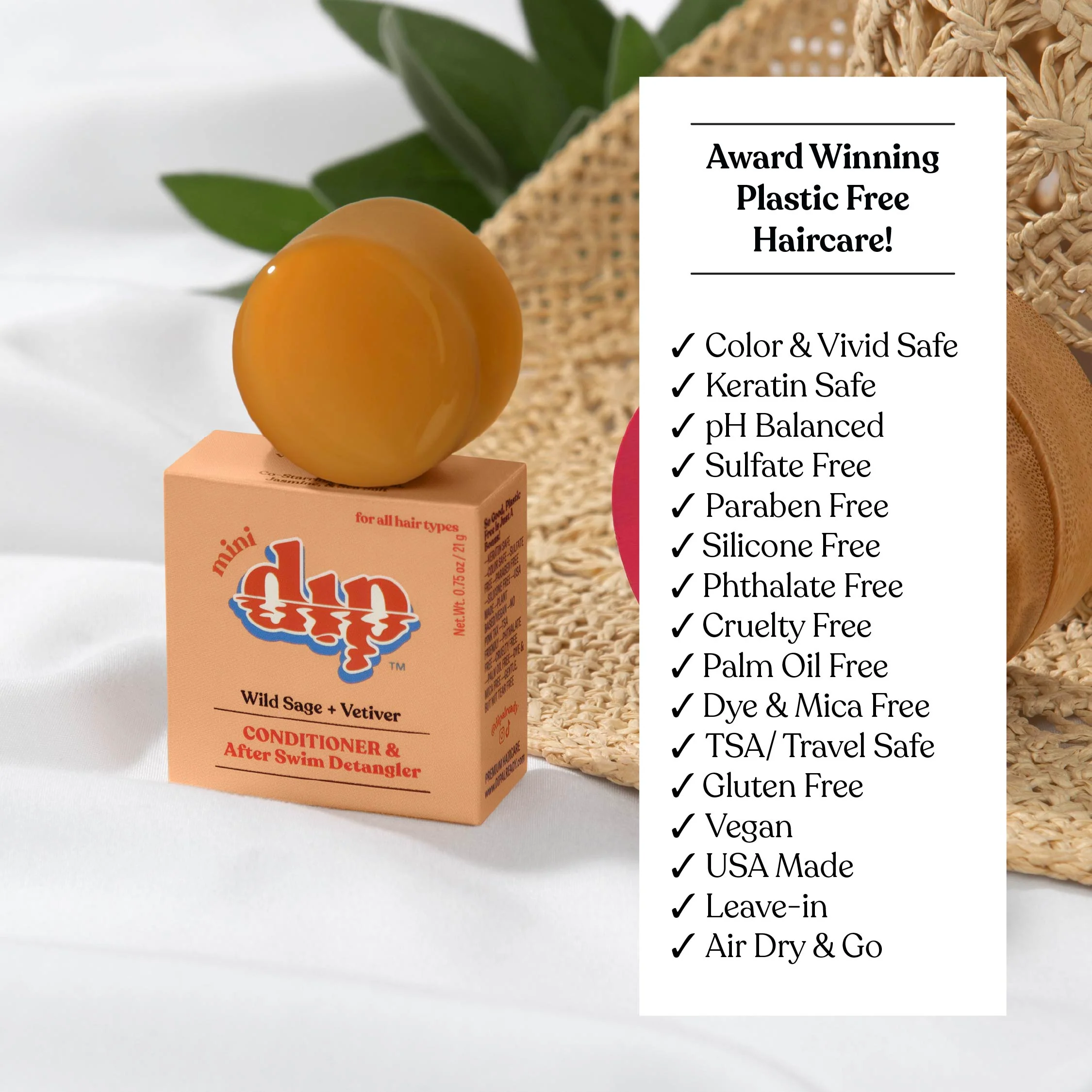 Mini Dip Conditioner & After Swim Detangler - Wild Sage & Vetiver - Image 8