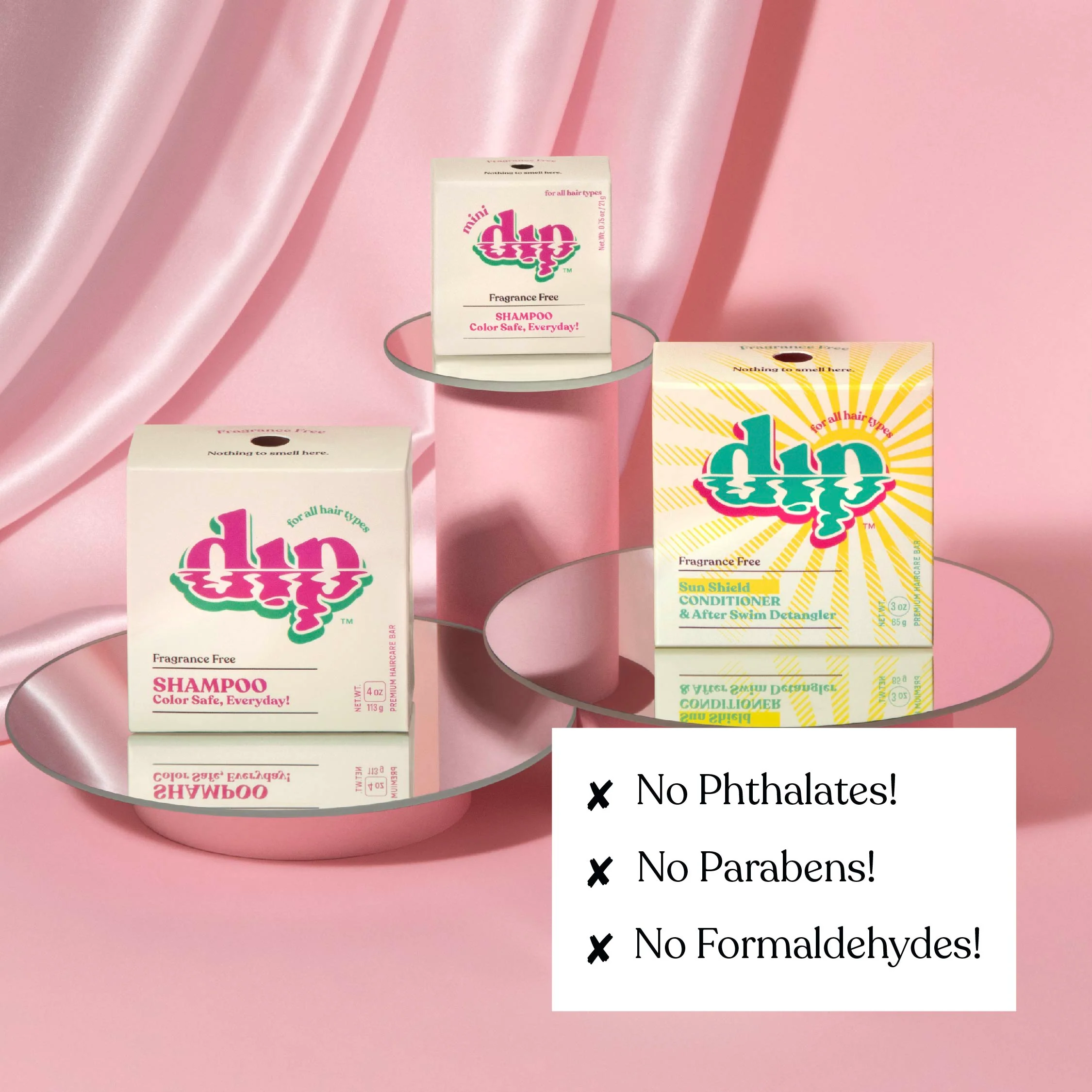 Mini Dip Shampoo Bar: Color Safe, Everyday - Fragrance Free - Image 5