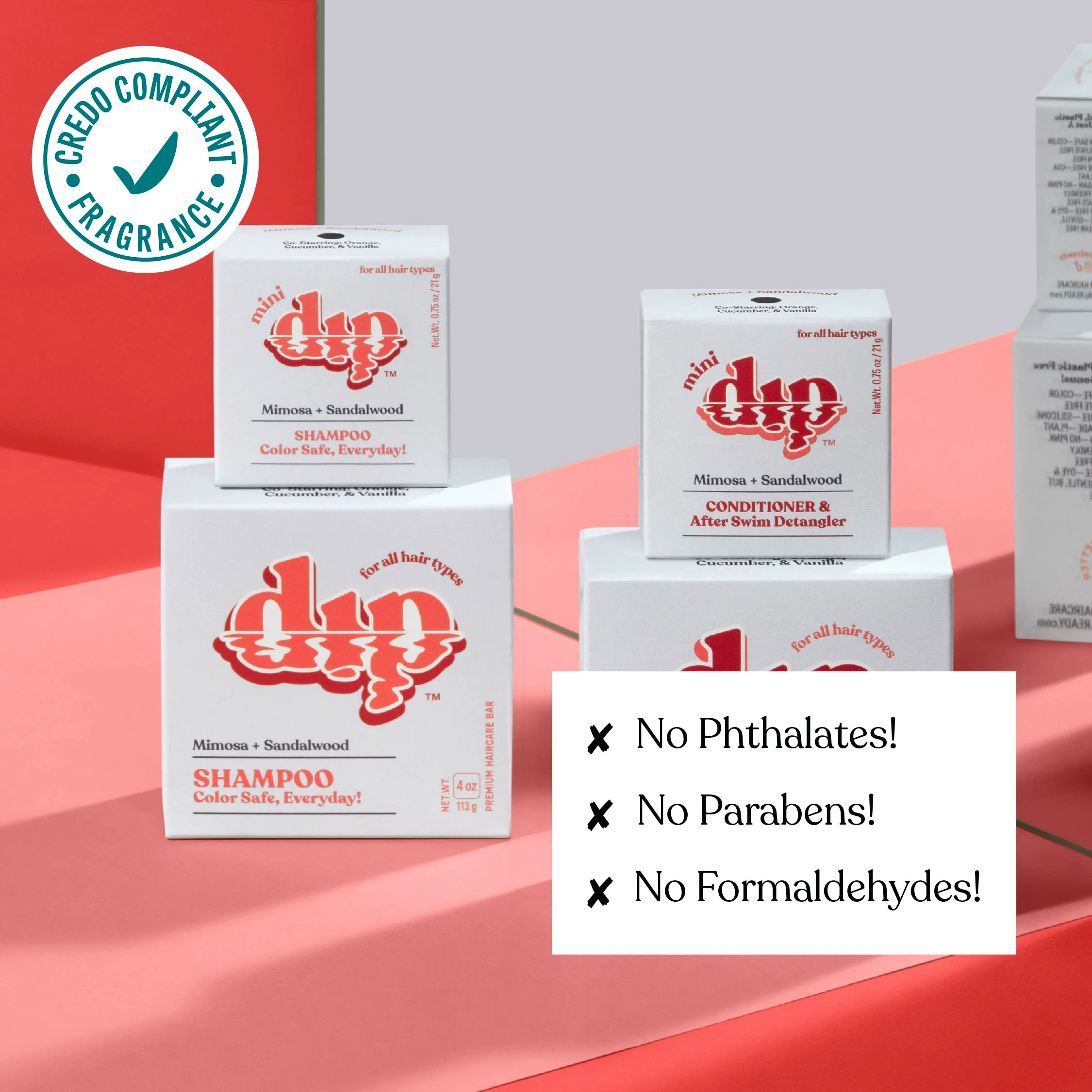 Mini Dip Shampoo Bar: Color Safe, Everyday - Mimosa & Sandalwood - Image 5