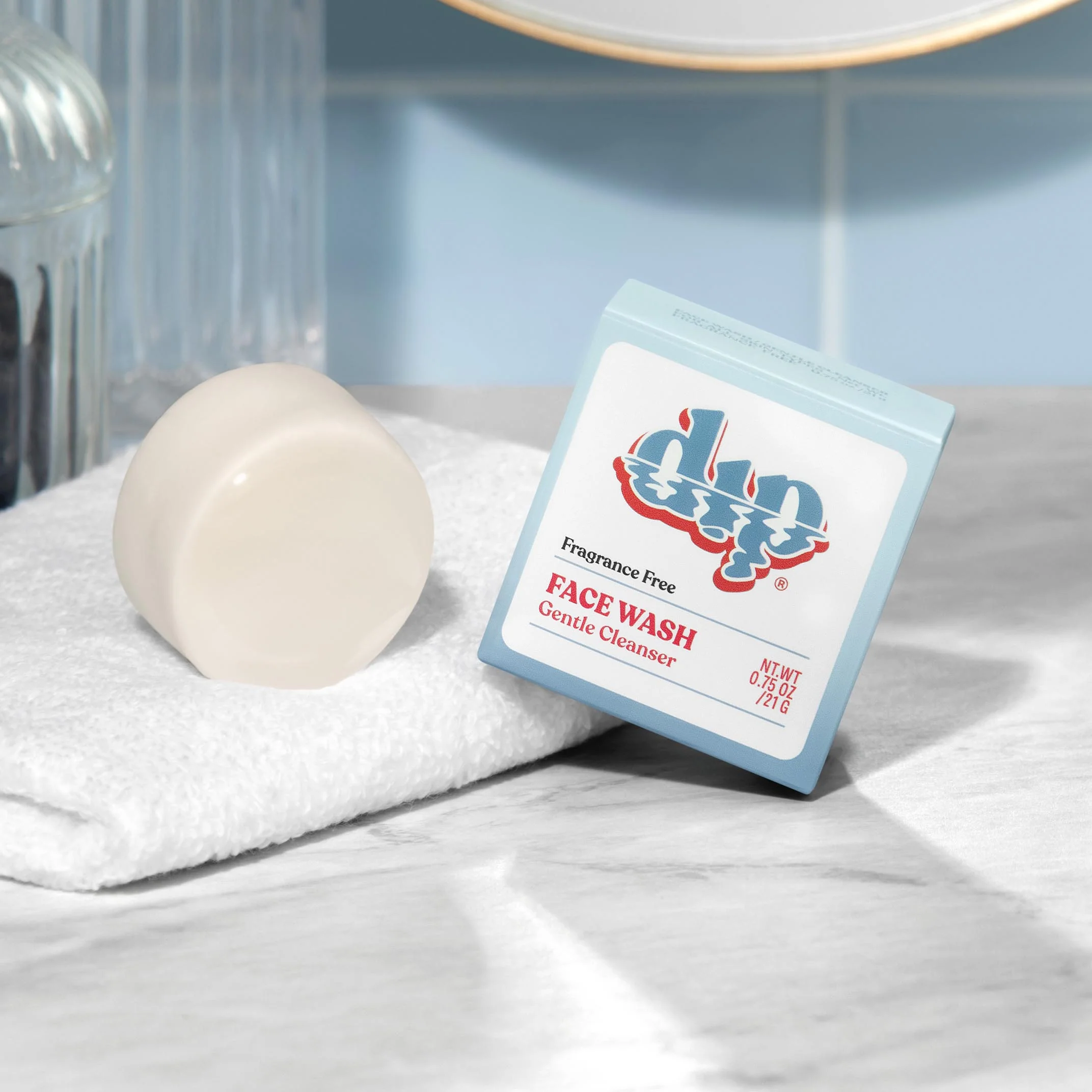 Dip Face Wash Gentle Cleansing Bar - Fragrance Free - Image 3