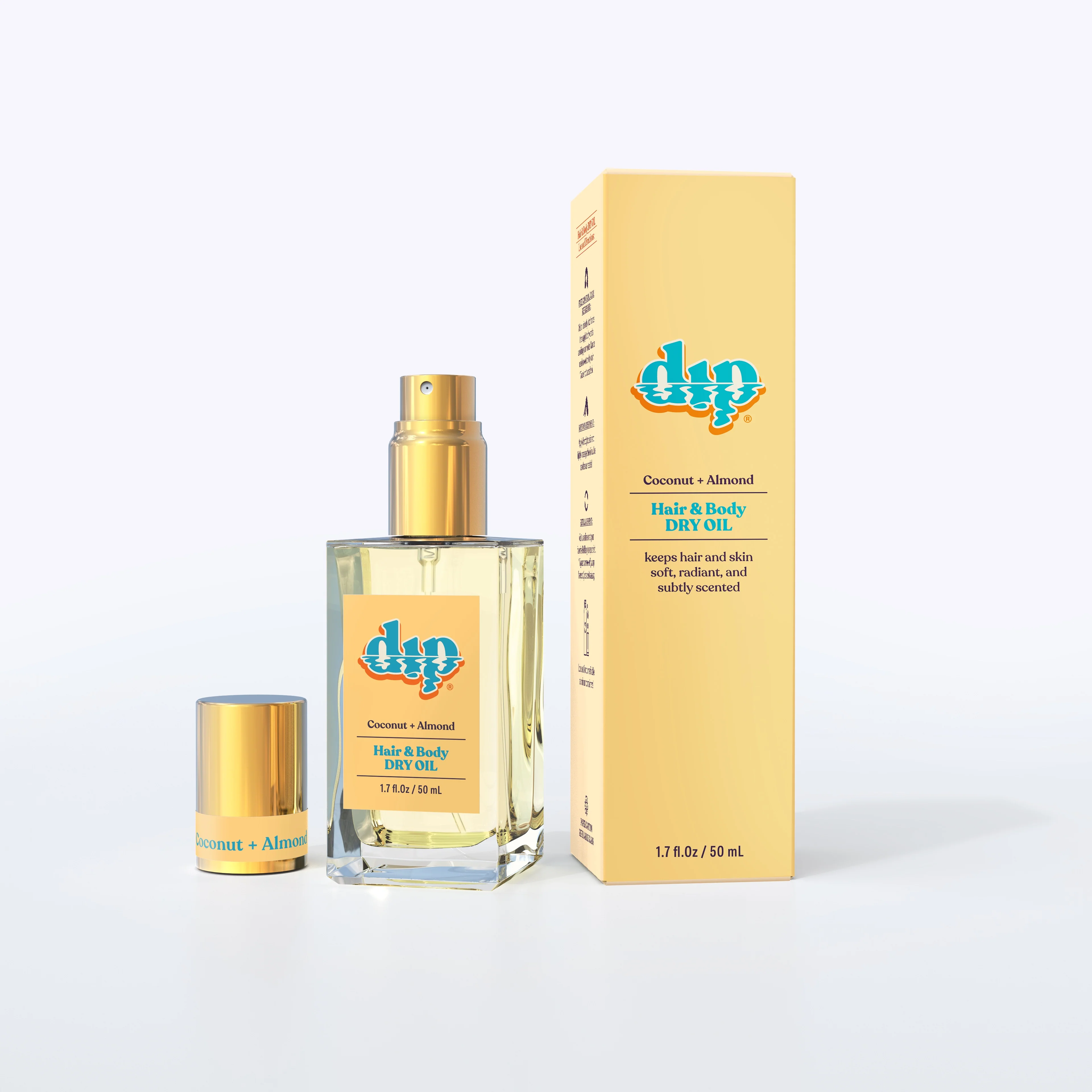 Dip Hair & Body Dry Oil - Coconut & Almond - Image 6