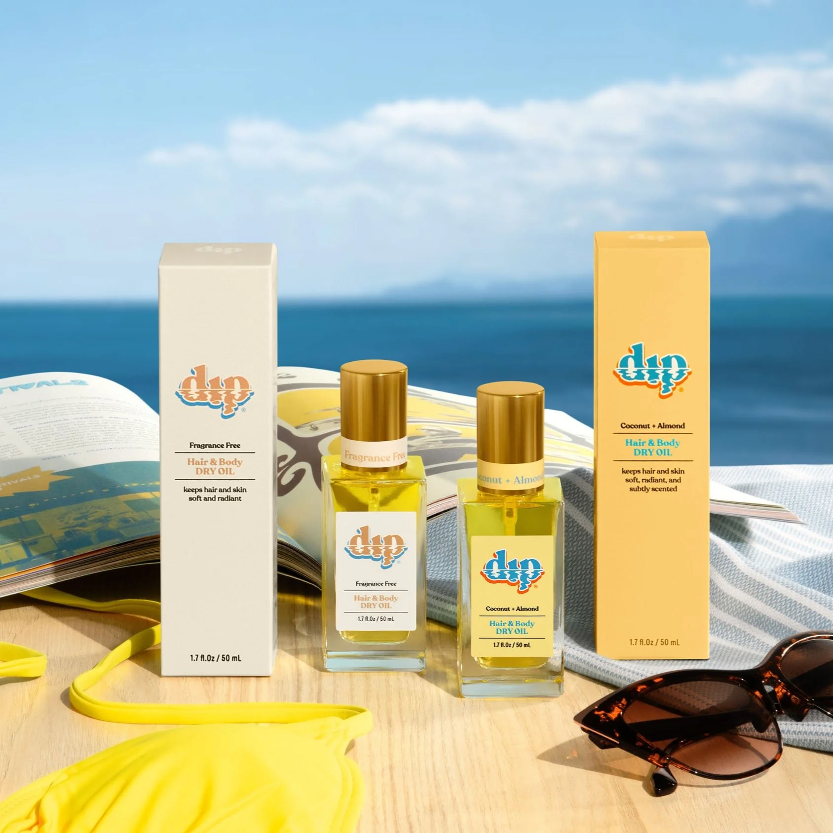 Dip Hair & Body Dry Oil - Fragrance Free - Image 4