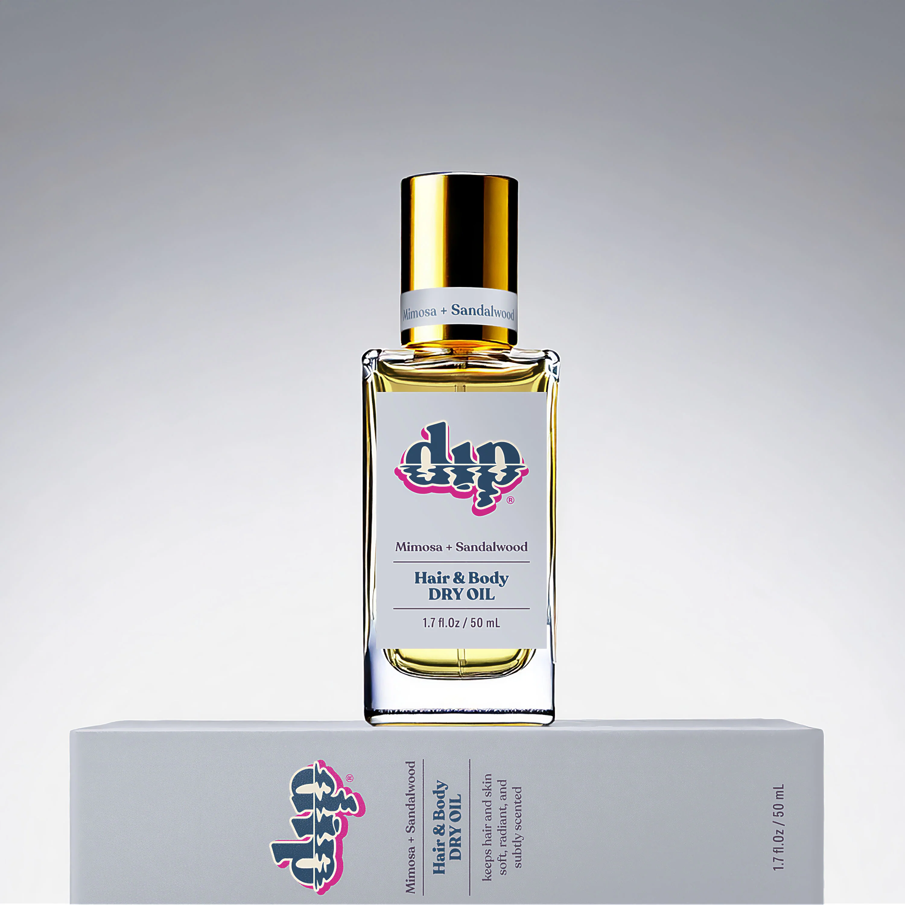 Dip Hair & Body Dry Oil - Mimosa & Sandalwood - Image 3