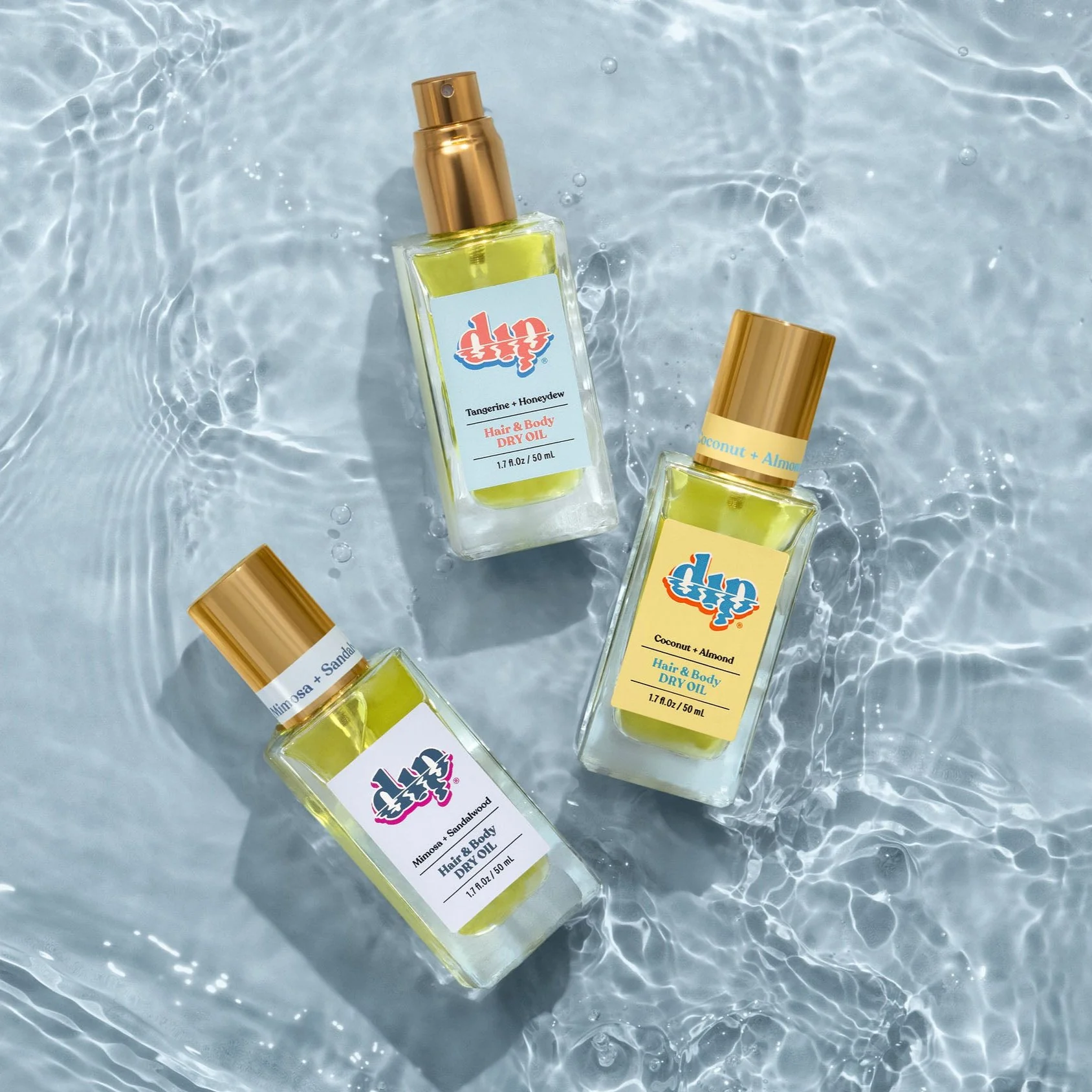 Dip Hair & Body Dry Oil - Mimosa & Sandalwood - Image 5