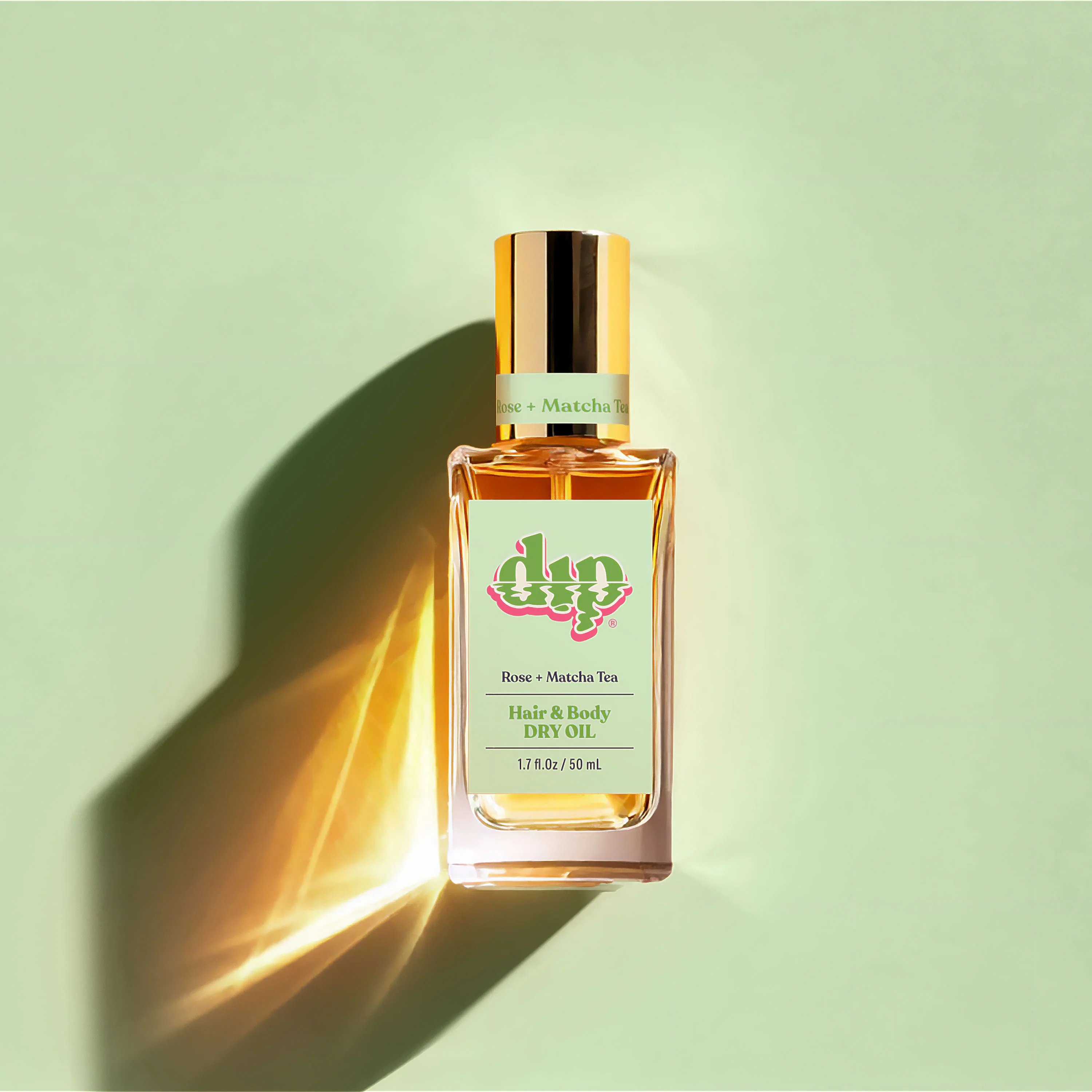 Dip Hair & Body Dry Oil - Rose & Matcha Tea - Image 4