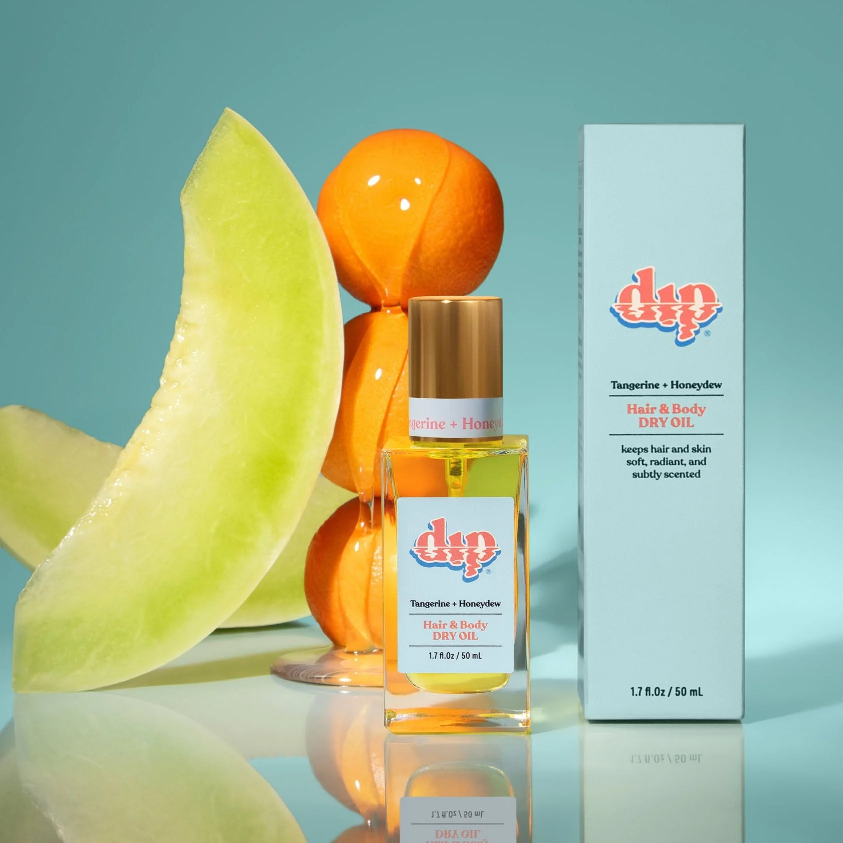 Dip Hair & Body Dry Oil - Tangerine & Honeydew - Image 4