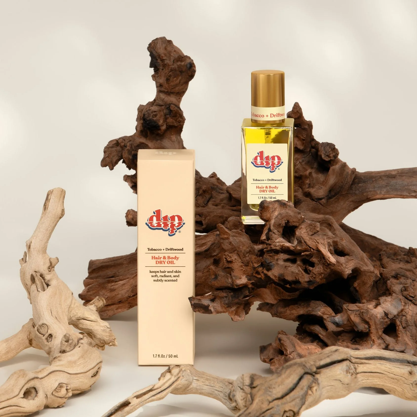 Dip Hair & Body Dry Oil - Tobacco & Driftwood - Image 3