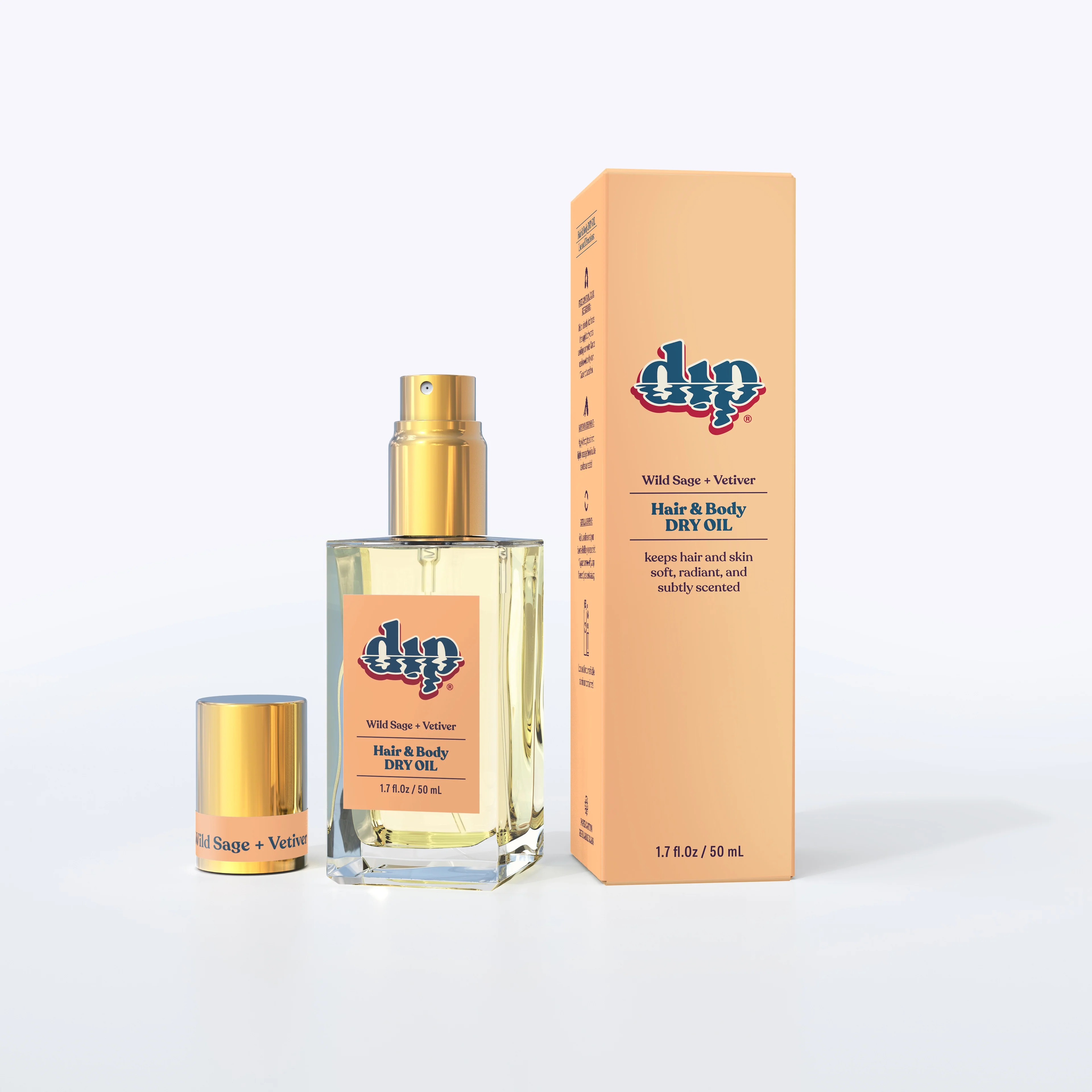 Dip Hair & Body Dry Oil - Wild Sage & Vetiver - Image 5
