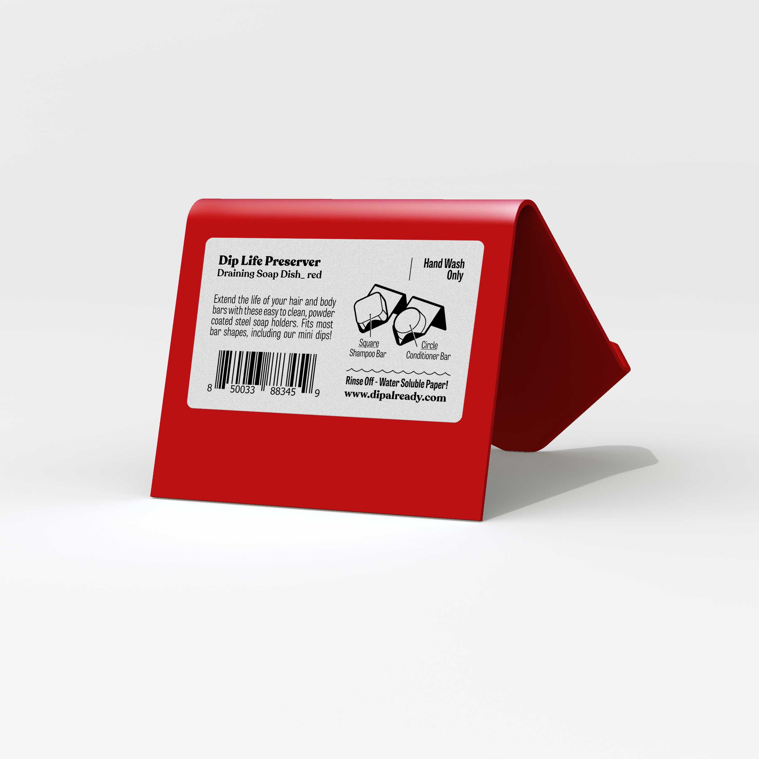 Dip Life Preserver: Red Draining Soap Dish (single unit) - Image 3