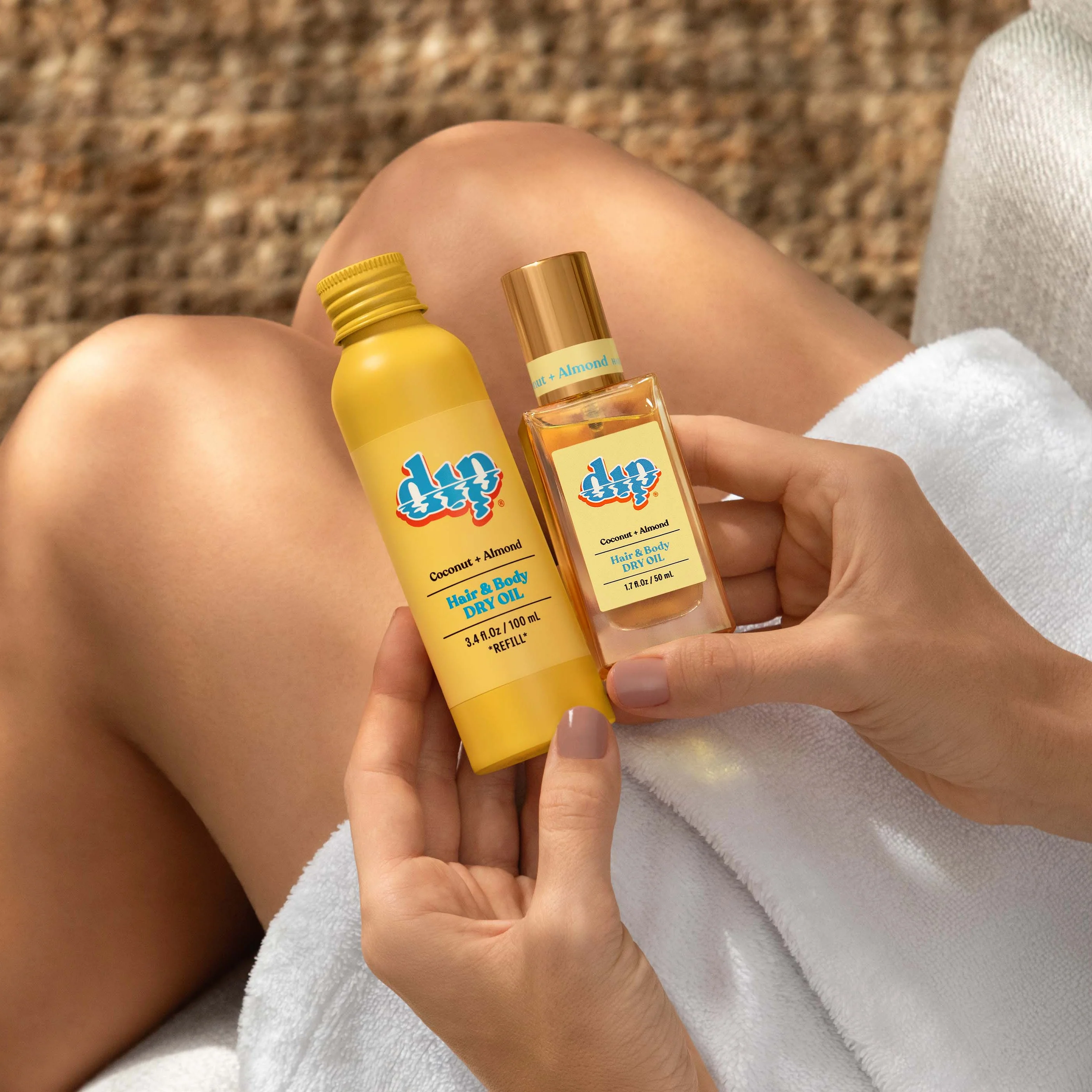 Dip REFILL Hair & Body Dry Oil - Coconut & Almond - Image 4