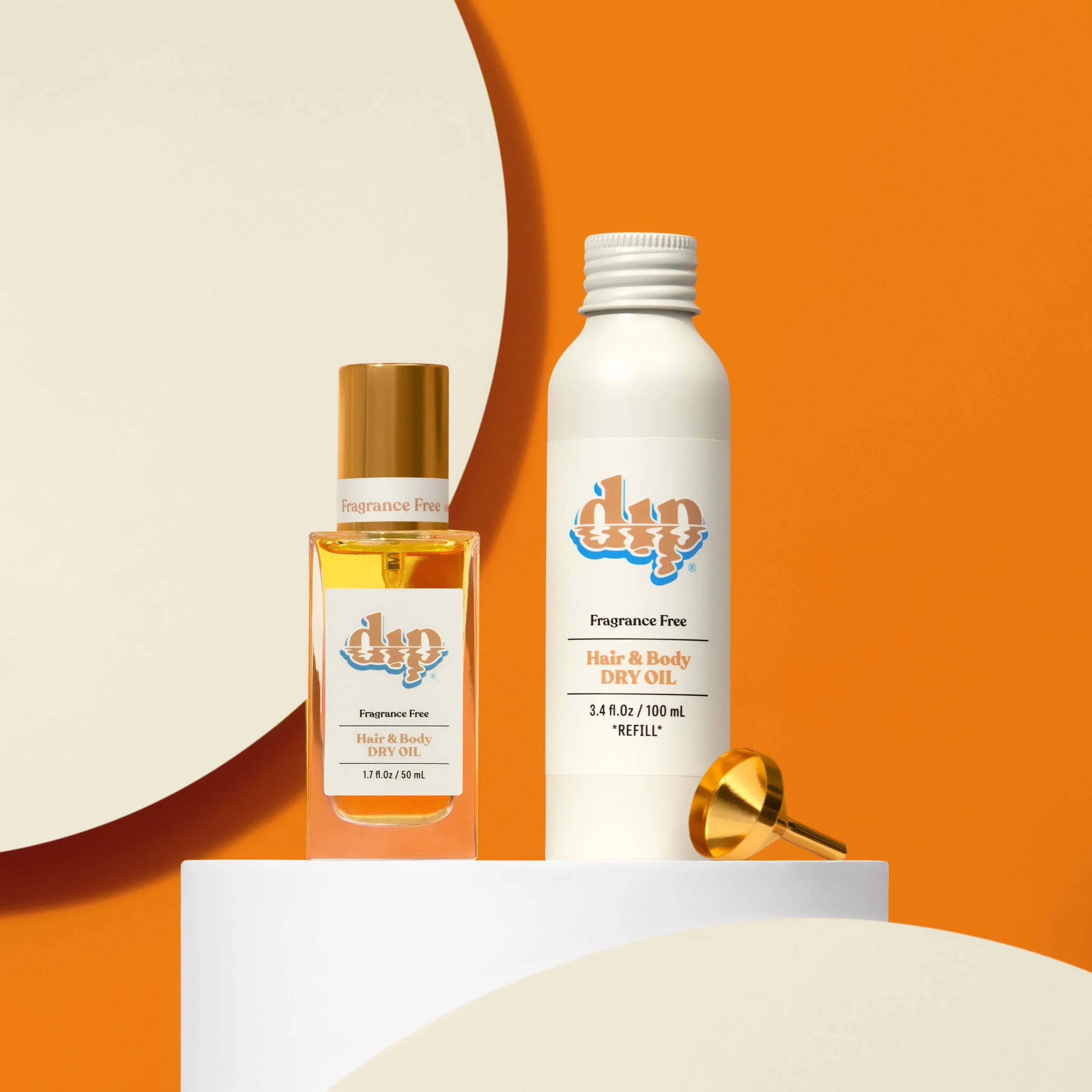 Dip REFILL Hair & Body Dry Oil - Fragrance Free - Image 3