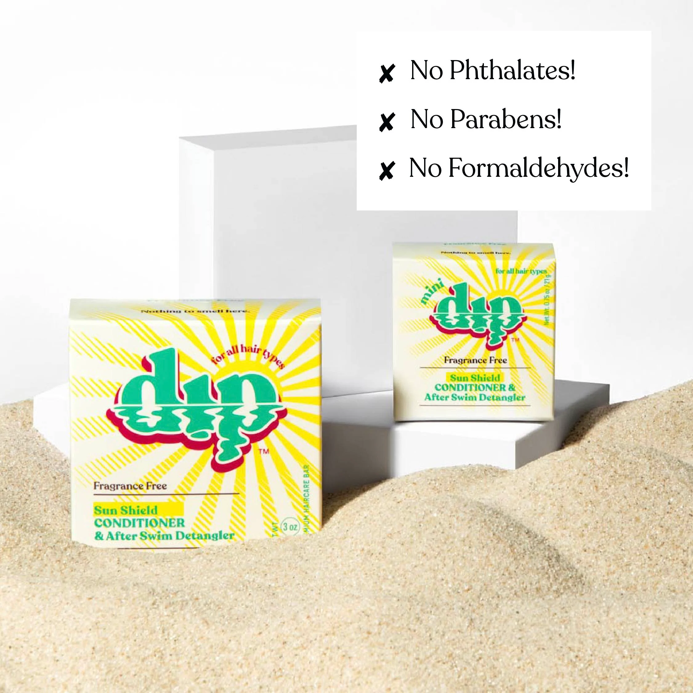 Dip Sun Shield: Conditioner Bar & After Swim Detangler - Image 4